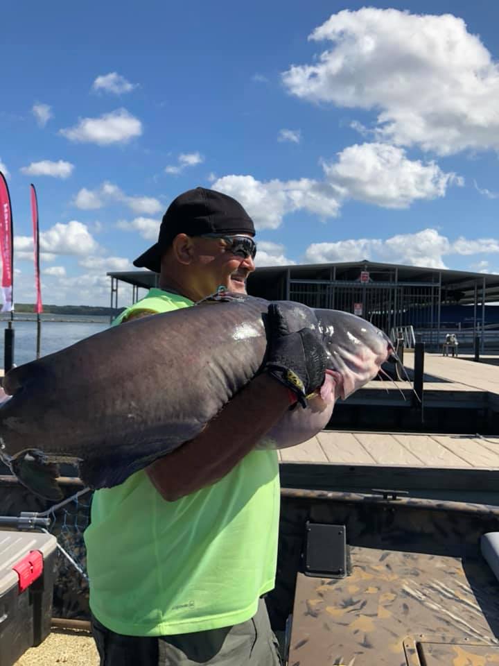 Picture of 39+ pound catfish caught and release at the Cove
